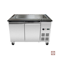 SNACK-Line Bain-Marie Theke 3x GN1/1, Granit