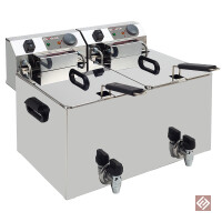 Elektro-Tischfriteuse 2x 10 Liter +