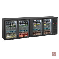 Flaschenkühlschrank 4 Glastüren,