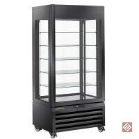 Volle Vitrine 600 Lt., 5 Glasstufen,