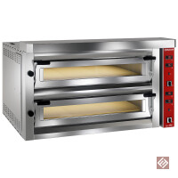 Elektro Pizzaofen, 2x 6 Pizzen 350mm - FULL
