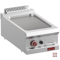 Gas-Grillplatte, glatt, Modul 1/2 -Top-