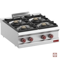 Gasherd mit 4 Brennern -Top-