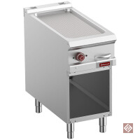 Elektro-Grillplatte, gerillt,  Modul 1/2,