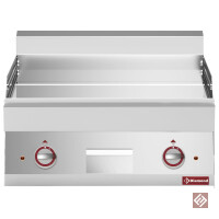 Elektro Grillplatte, glatt -Top- verchromt