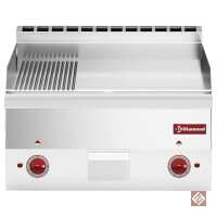 Elektro Grillplatte 2/3 glatt und 1/3 gerillt