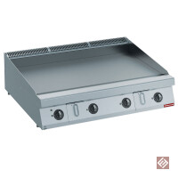 Elektro Grillplatte glatt HP, Nitro chrom