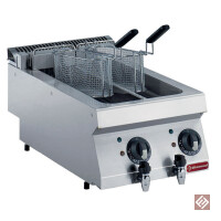 Elektro Friteuse, 2x 5 Liter -TOP-