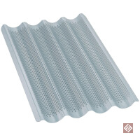 Aluminiumplatte GN1/1, perforiert-geriffelt