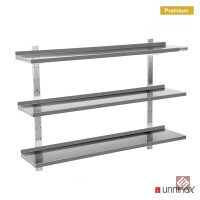 Dreifach-Wandregal 1200x400xH1000