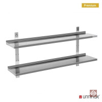 Doppel-Wandregal 1600x400xH700mm